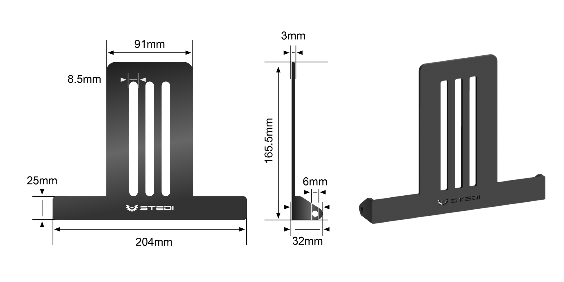STEDI Roof Rack Light Bracket | Micro 7.8